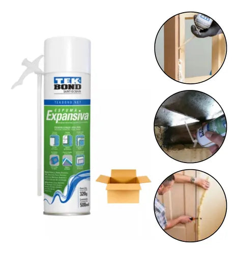 Espuma expansiva de poliuretano 500 ml