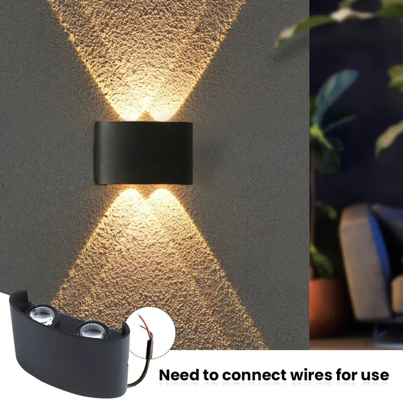 Aplique de pared 4w luz calida