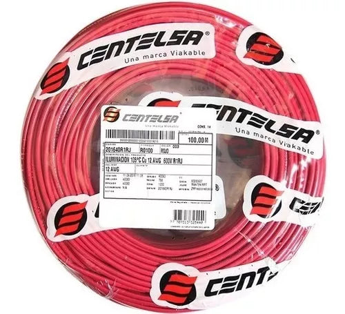 Cable No 12 7 hilos Centelsa x 100 metros