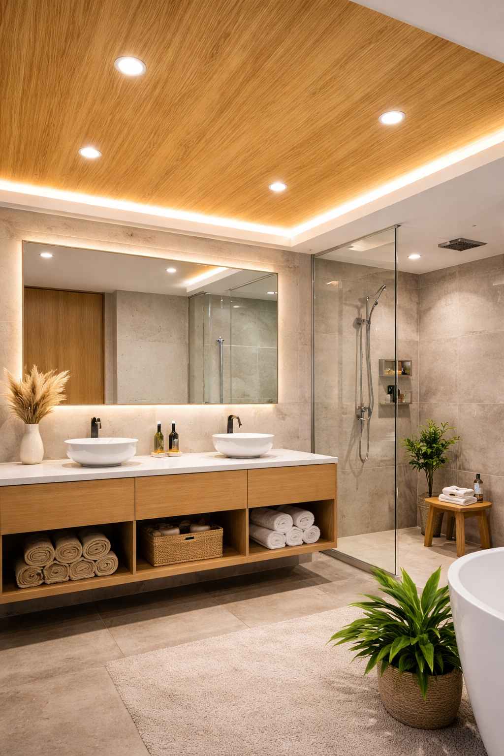 Cielo Raso PVC Tipo Cedro # 21 - 2