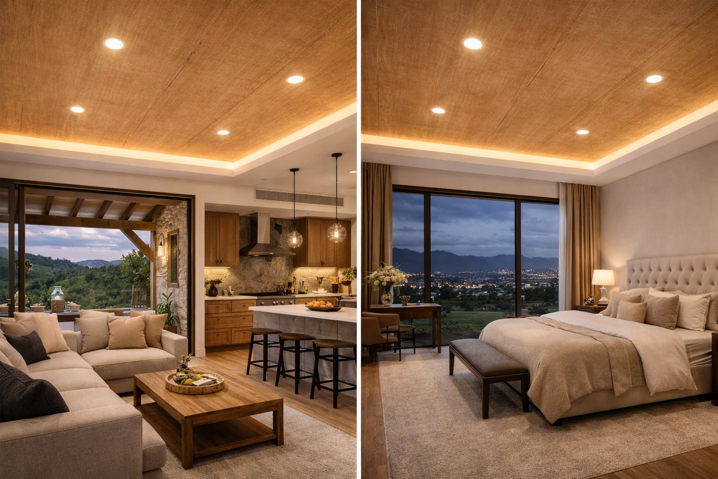 Cielo Raso PVC Tipo amaderado # 303 -8