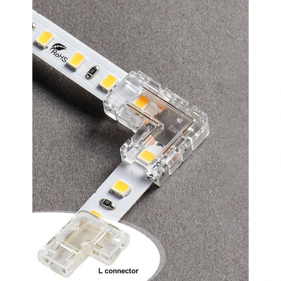 CONECTOR EN L PARA CINTA LED