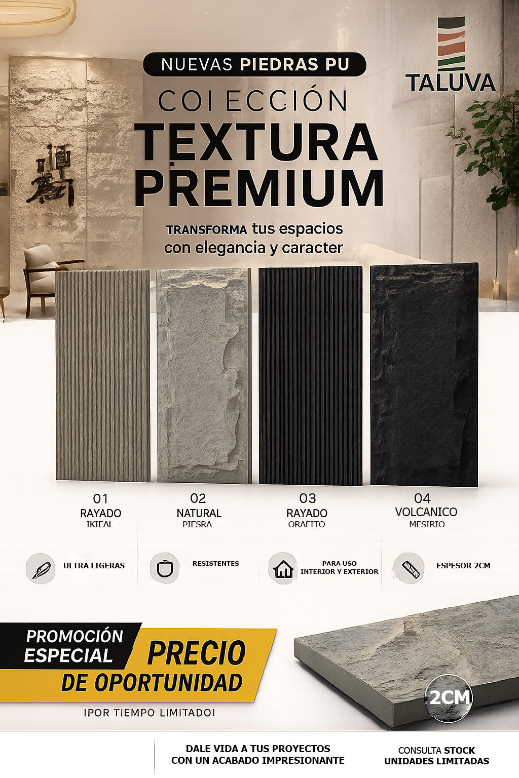 Piedras PU - PROMOCION