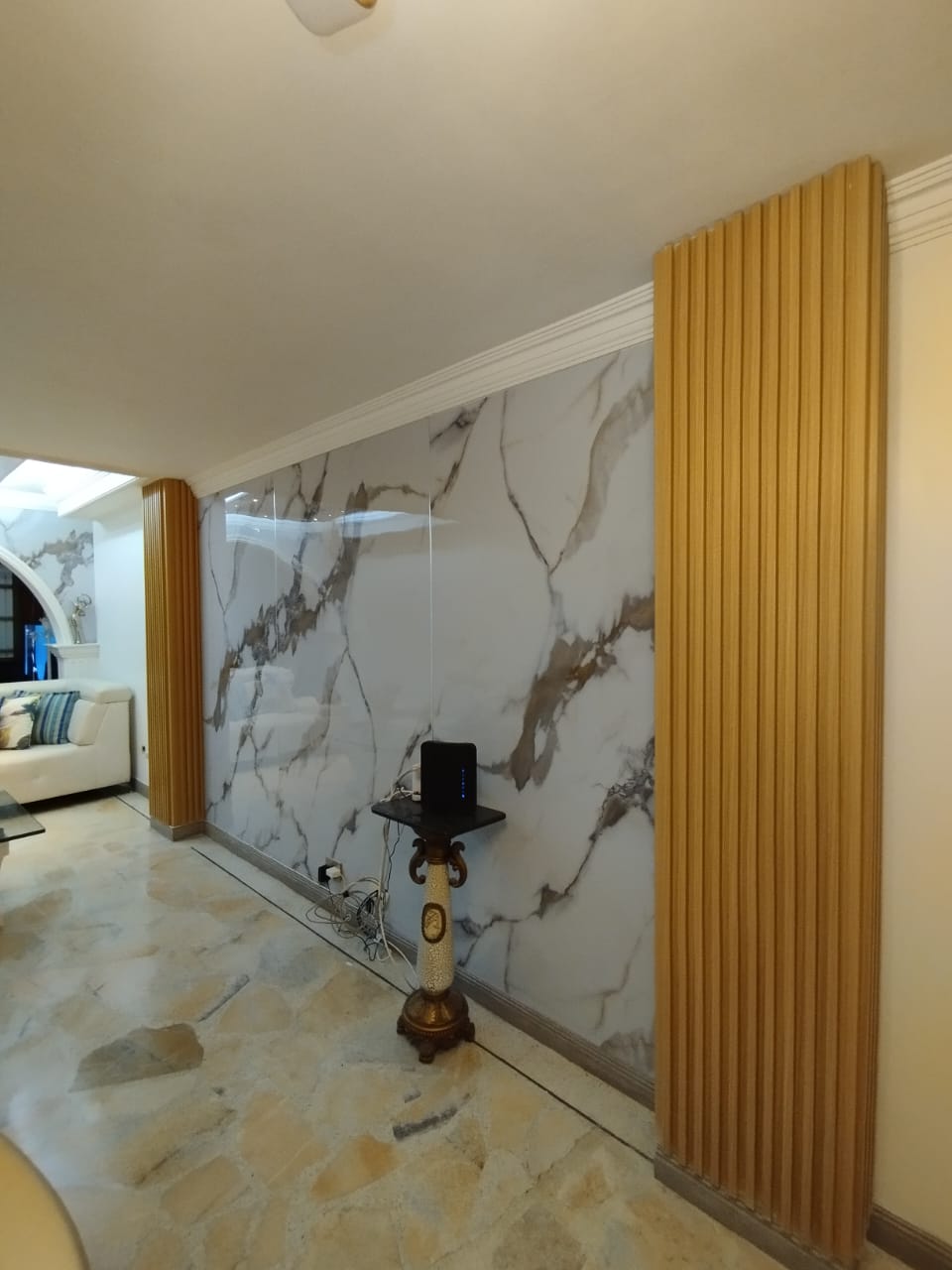 Pvc Marmolizado blanco 328
