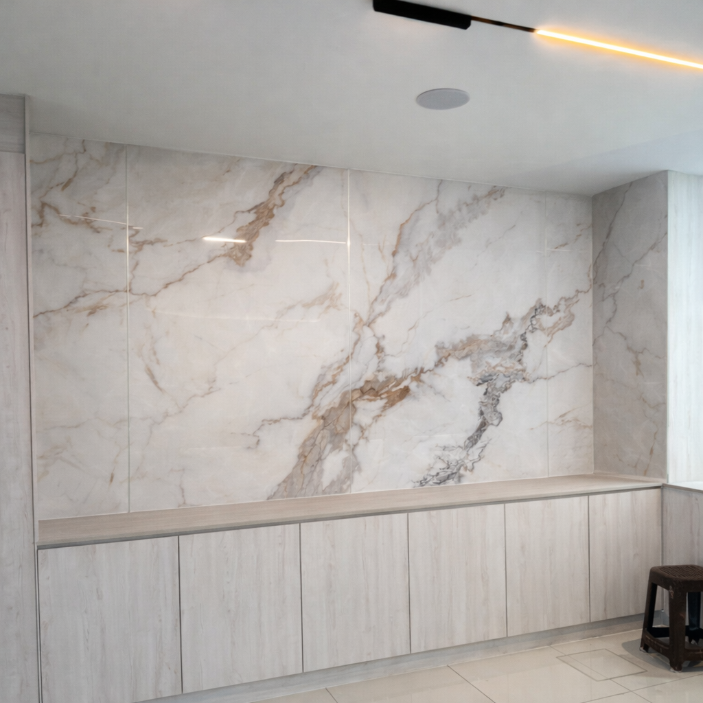 pvc marmolizado Veta crema