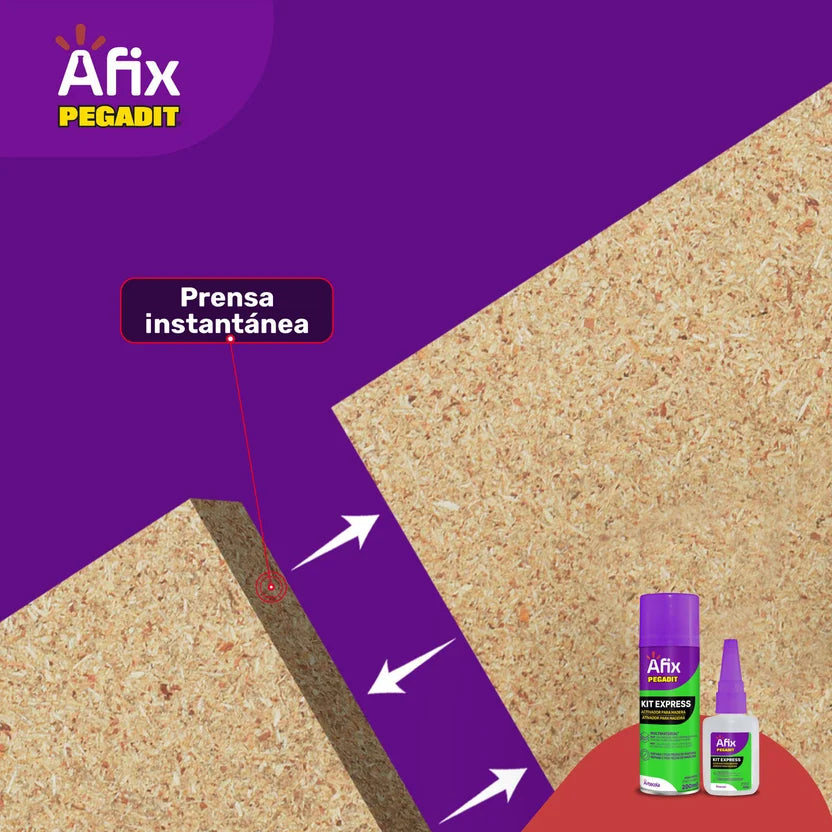 Kit Pegante 100 gr + 200 ml Afix Express