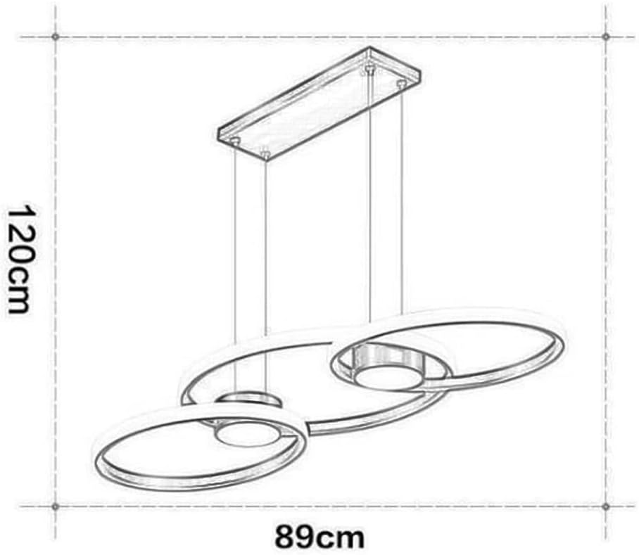 Lámpara de araña circular de aluminio minimalista moderna Cod LT09235