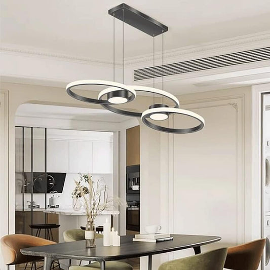 Lámpara de araña circular de aluminio minimalista moderna Cod LT09235