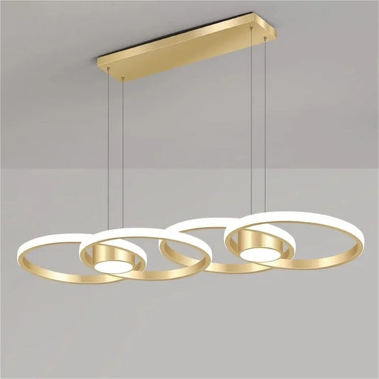 Lámpara de araña circular de aluminio minimalista moderna Cod LT09236