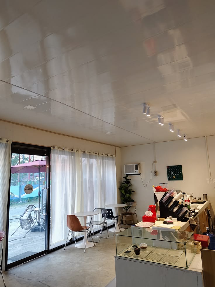 Cielo falso en pvc blanco