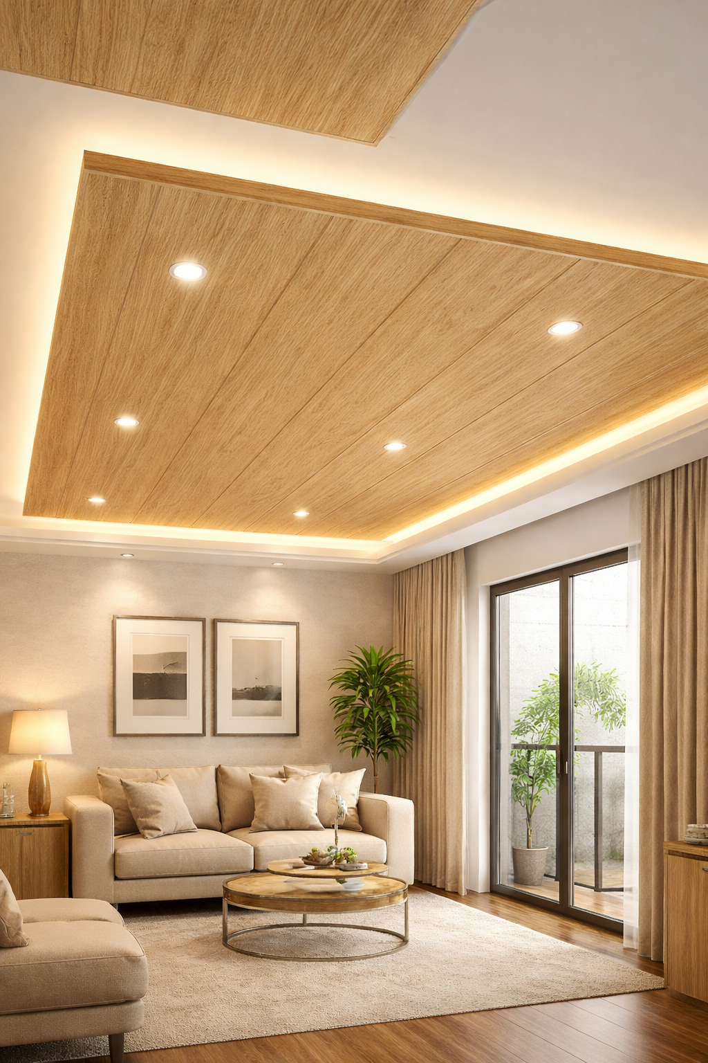 Cielo Raso PVC Tipo Madera #302 – Lámina para Techo