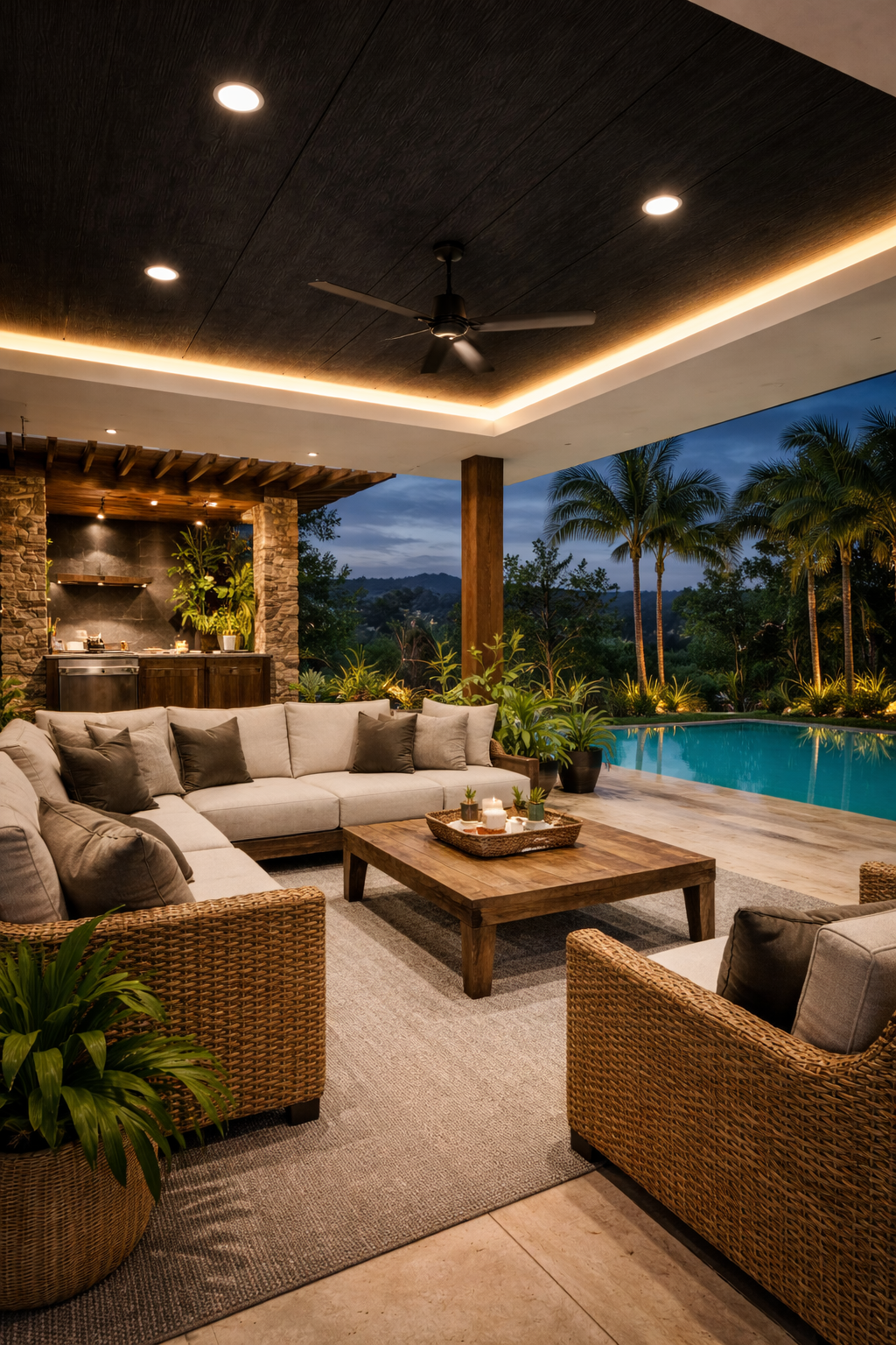 Cielo Raso PVC Tipo negro # 11 - 47