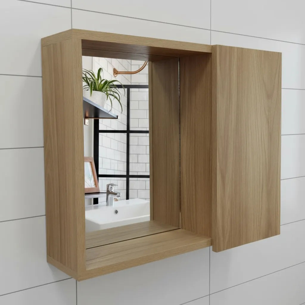 Gabinete De Baño 50x40 Con Espejo