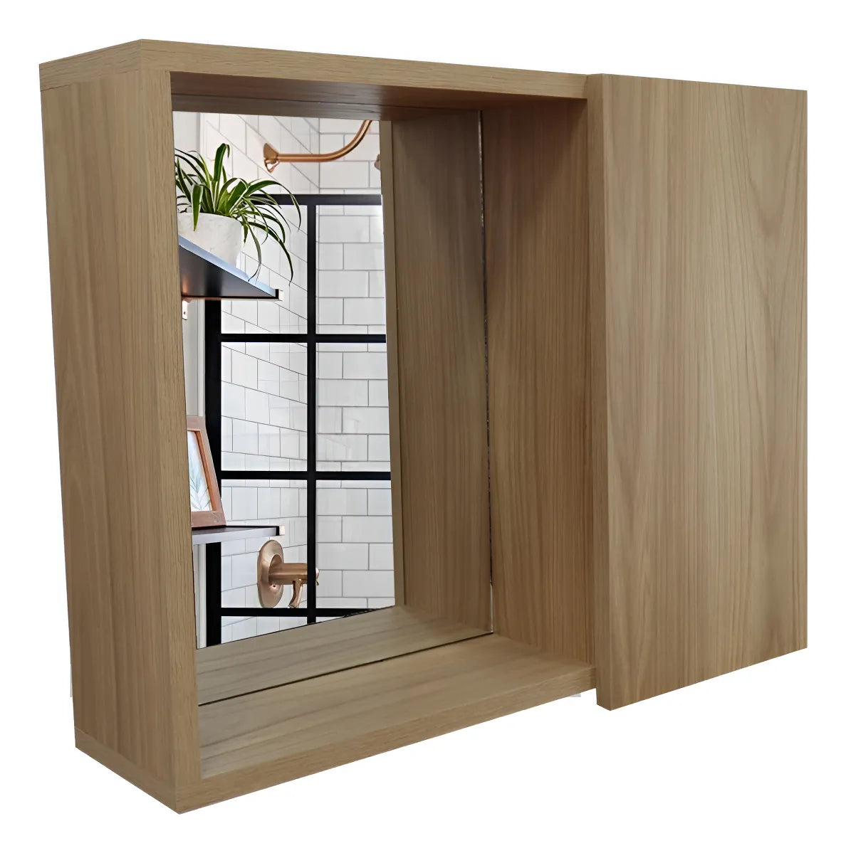 Gabinete De Baño 50x40 Con Espejo