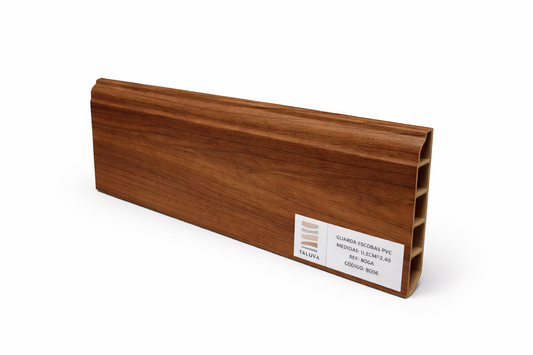 Guarda escobas Nogal oscuro