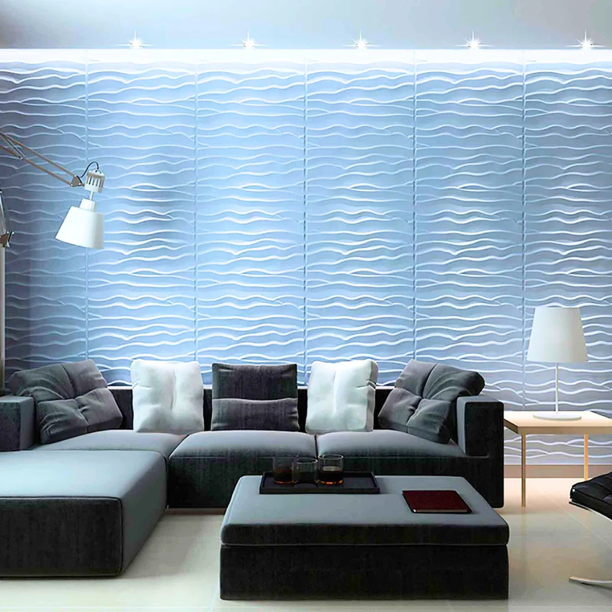 Panel 3d Fibra Vegetal Caja X 6 Unid 80cm x 62.5cm - Caja x 6 unidades