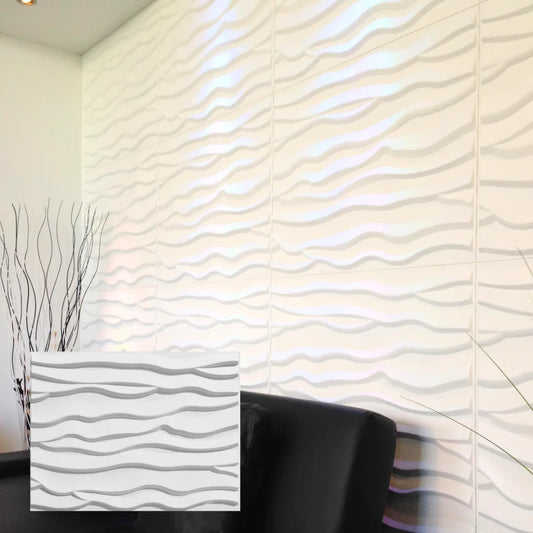 Panel 3d Fibra Vegetal Caja X 6 Unid 80cm x 62.5cm - Caja x 6 unidades