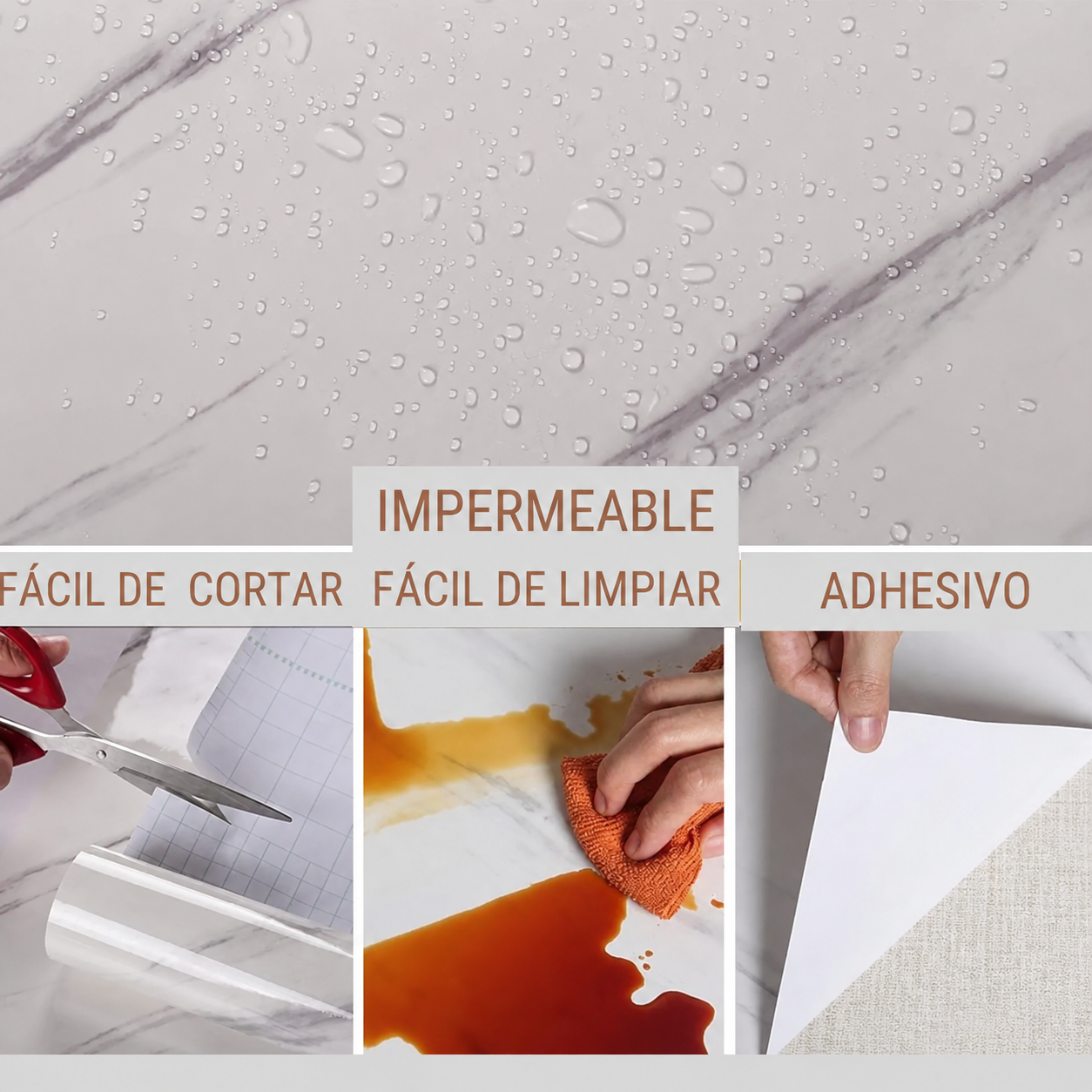 Vinilo Adhesivo impermeable 2mt X 120cm Papel Tapiz Pared Vinilo Pared