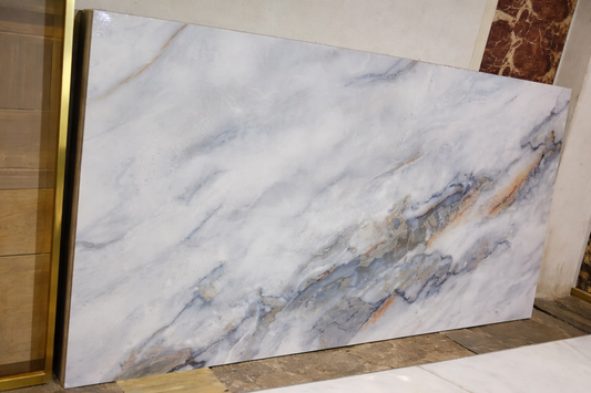 Pvc marmolizado Blanco azul pm 56