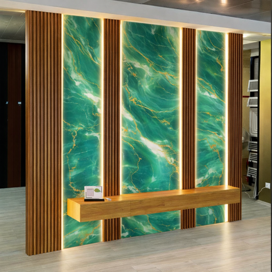 Pvc marmolizado v28 Verde