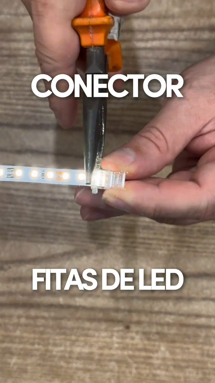 CONECTOR UNION PARA CINTA LED TRANSPARENTE