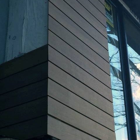 Wpc de exterior Plano gris